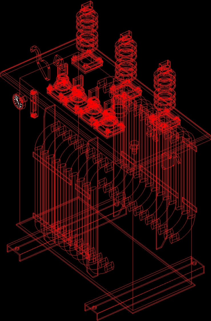 75 Kv Transformer 3D DWG Model for AutoCAD • Designs CAD