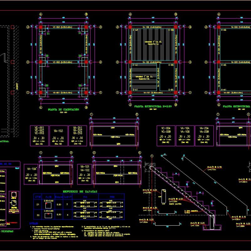 Ampliacion House - Structures DWG Detail for AutoCAD • Designs CAD