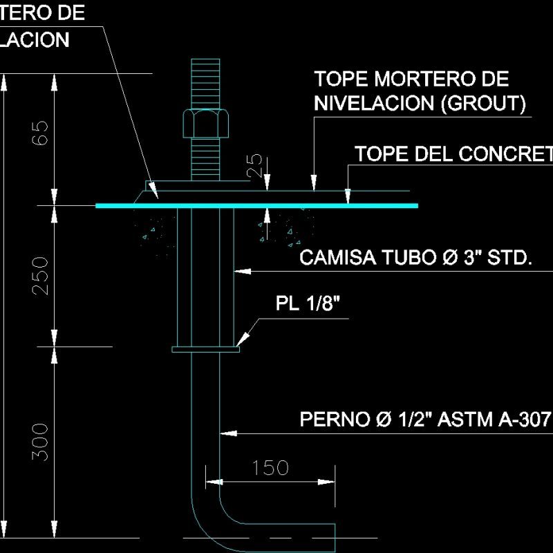 Bolt DWG Detail For AutoCAD • Designs CAD