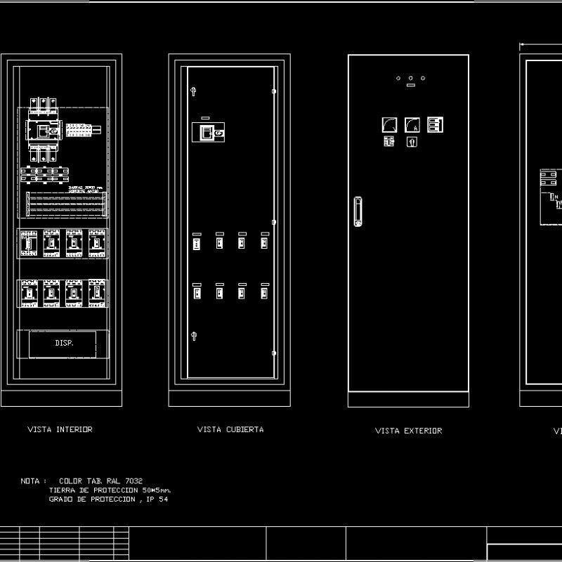 Cabinet Electrical DWG Block for AutoCAD • Designs CAD