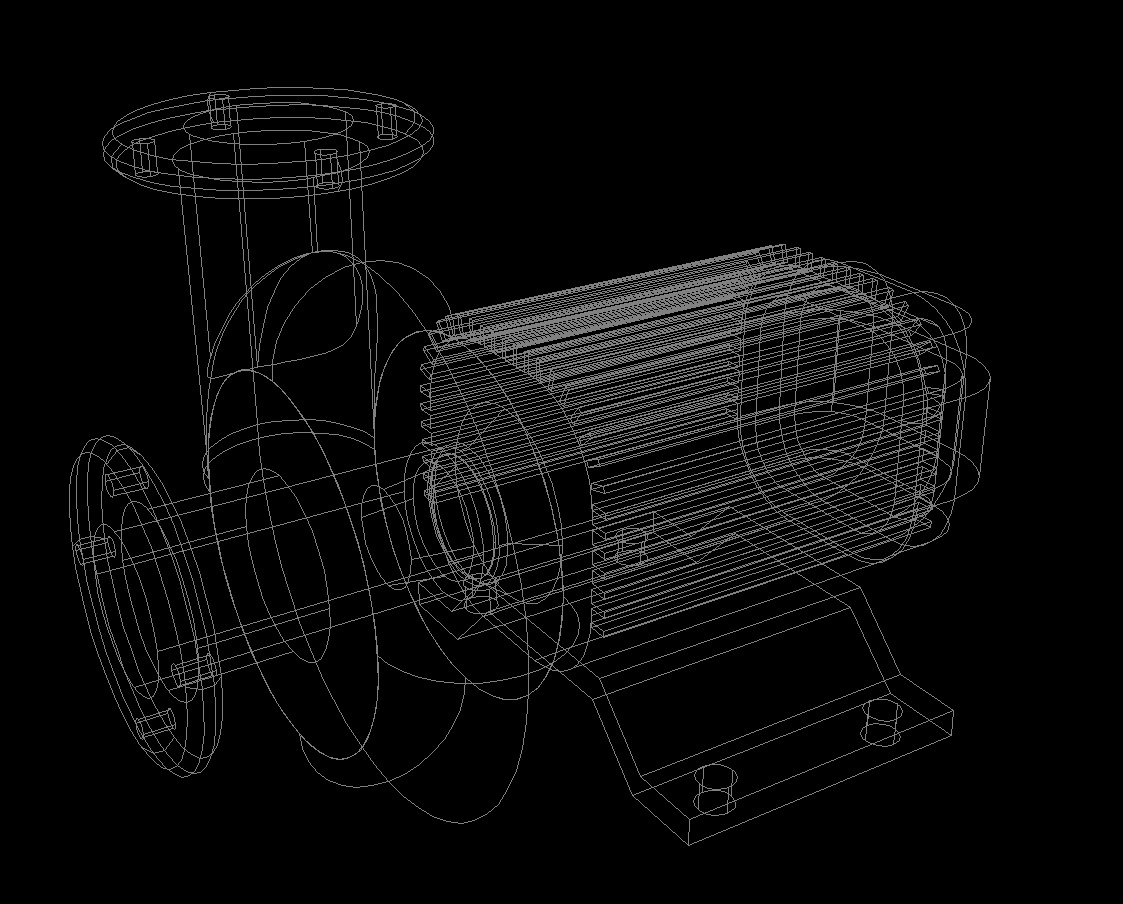 iCentrifugali iPumpi 3D DWG Model for iAutoCADi a Designs iCADi