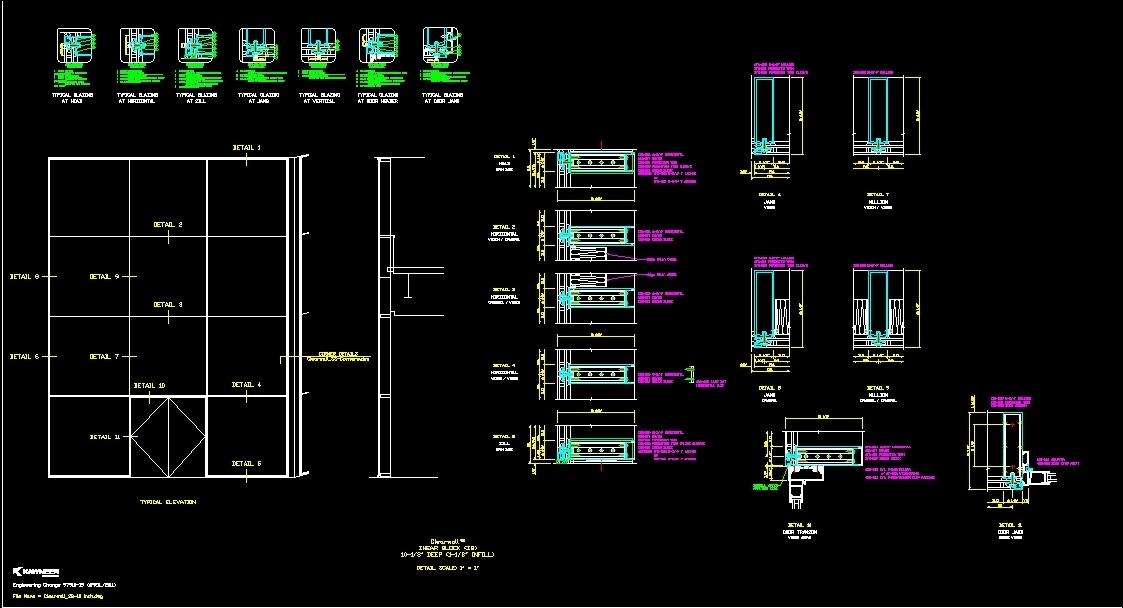 Glass Wall Systems Details Dwg Autocad Drawings Image - vrogue.co