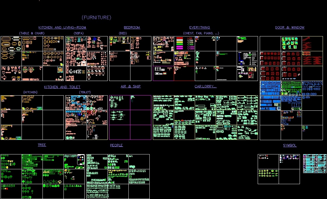 Common Blocks DWG Block for AutoCAD • Designs CAD