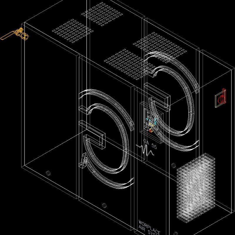 Compressor 3D DWG Model for AutoCAD • Designs CAD