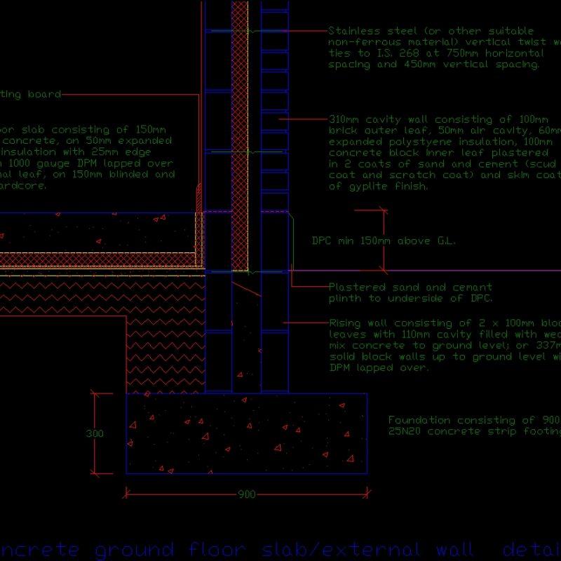 Construction Details Sections Dwg Section For Autocad • Designs Cad