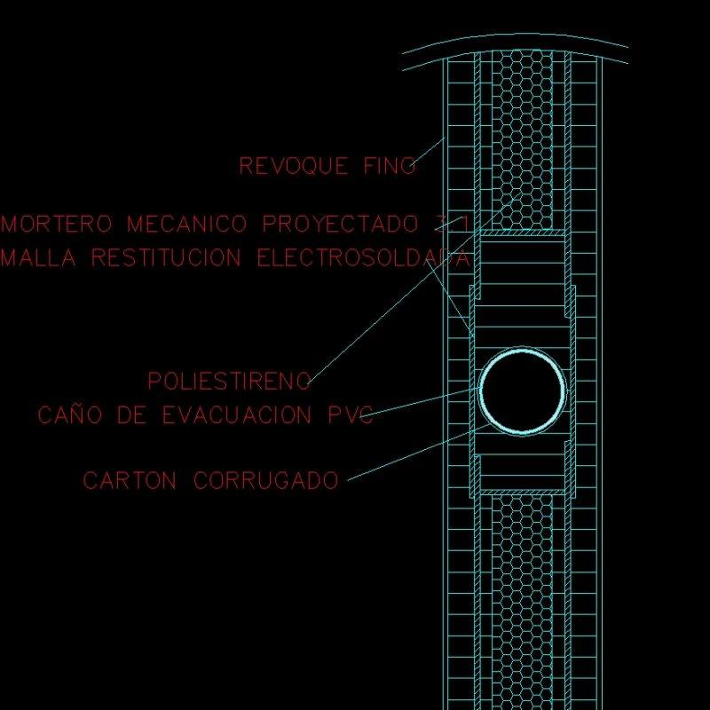 Constructive Detail Covintec System DWG Section for AutoCAD • Designs CAD