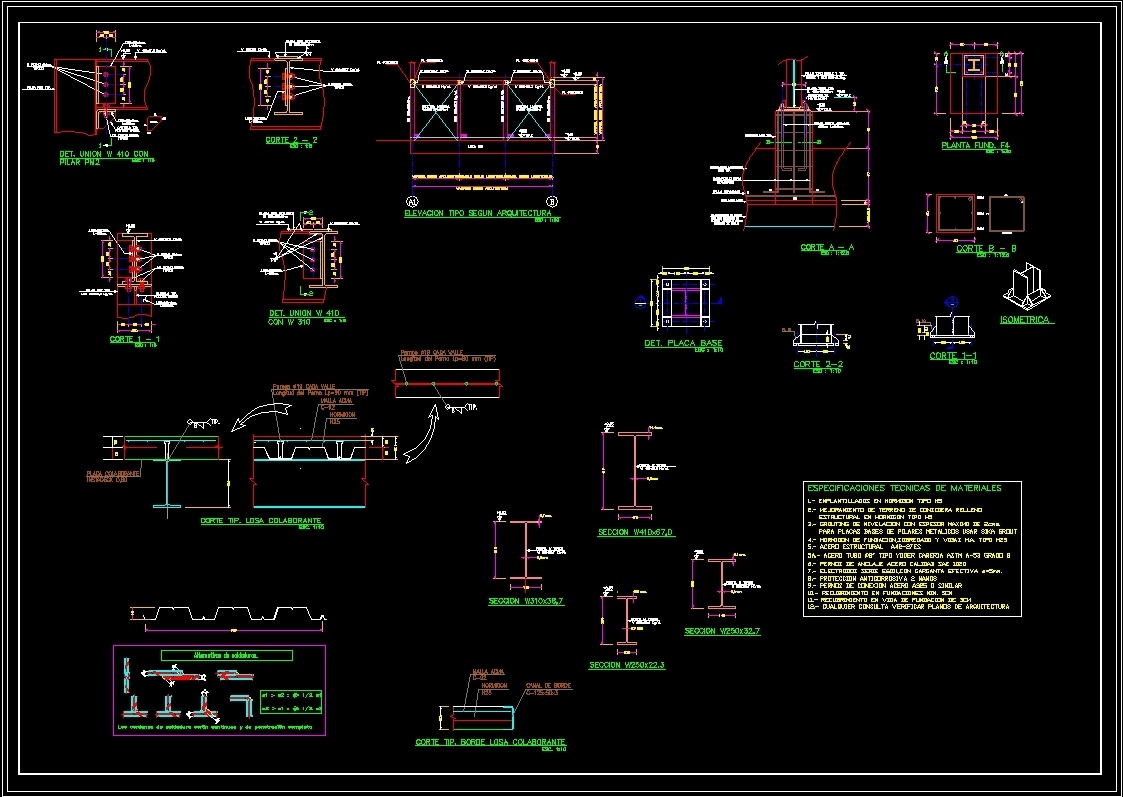 Constructive Details DWG Detail for AutoCAD • Designs CAD