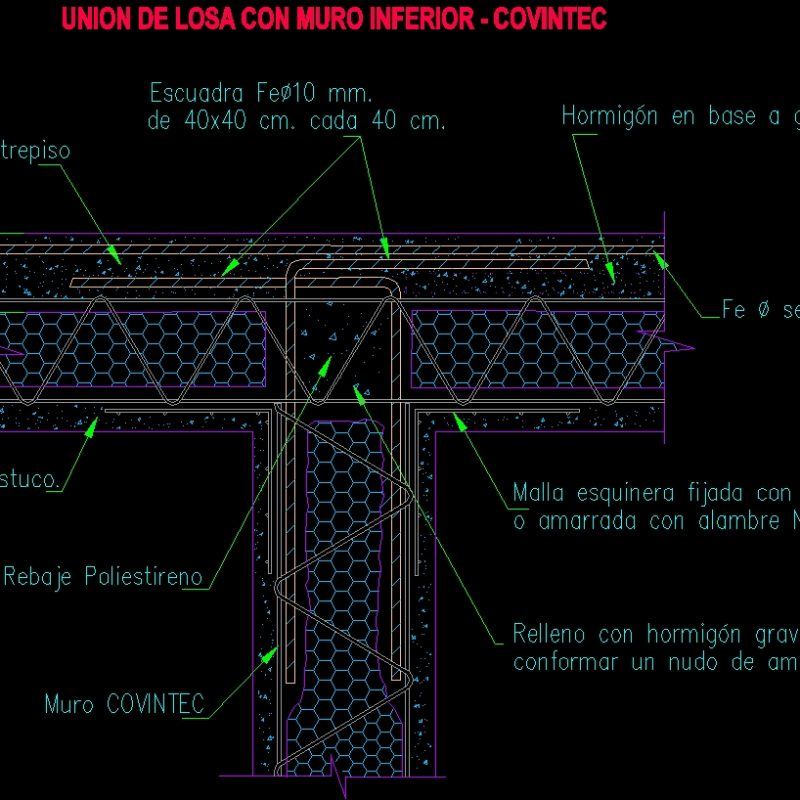Covintec – Constructive System DWG Block for AutoCAD • Designs CAD