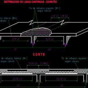 Covintec - Constructive System DWG Block for AutoCAD | Designs CAD