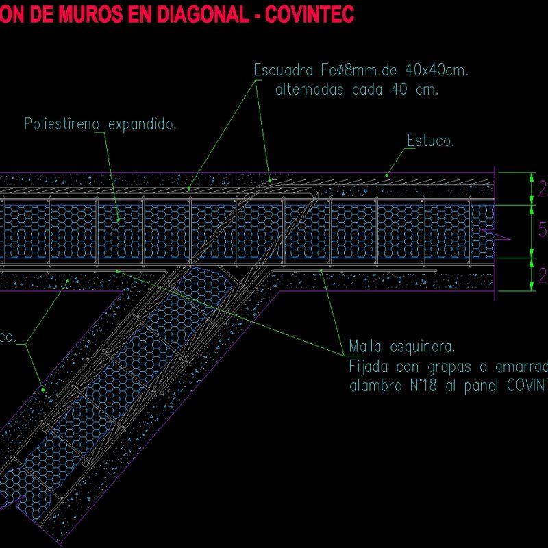 Covintec - Constructive System DWG Block for AutoCAD • Designs CAD