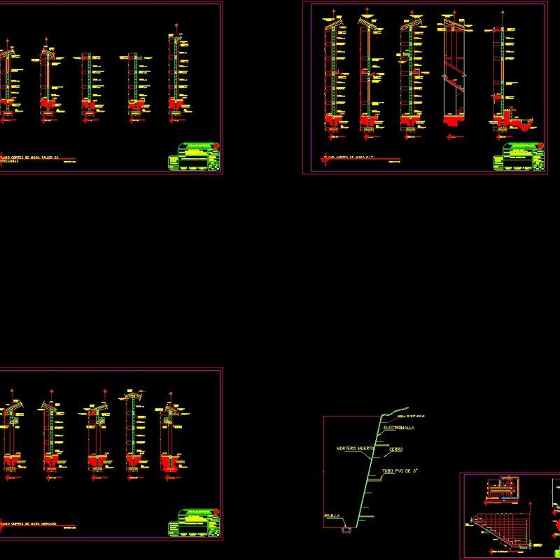 Cutoff Walls Detail Dwg Detail For Autocad • Designs Cad