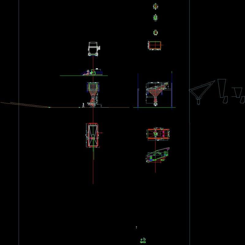 Detail Fine Sieve Discharge Chute DWG Detail for AutoCAD • Designs CAD