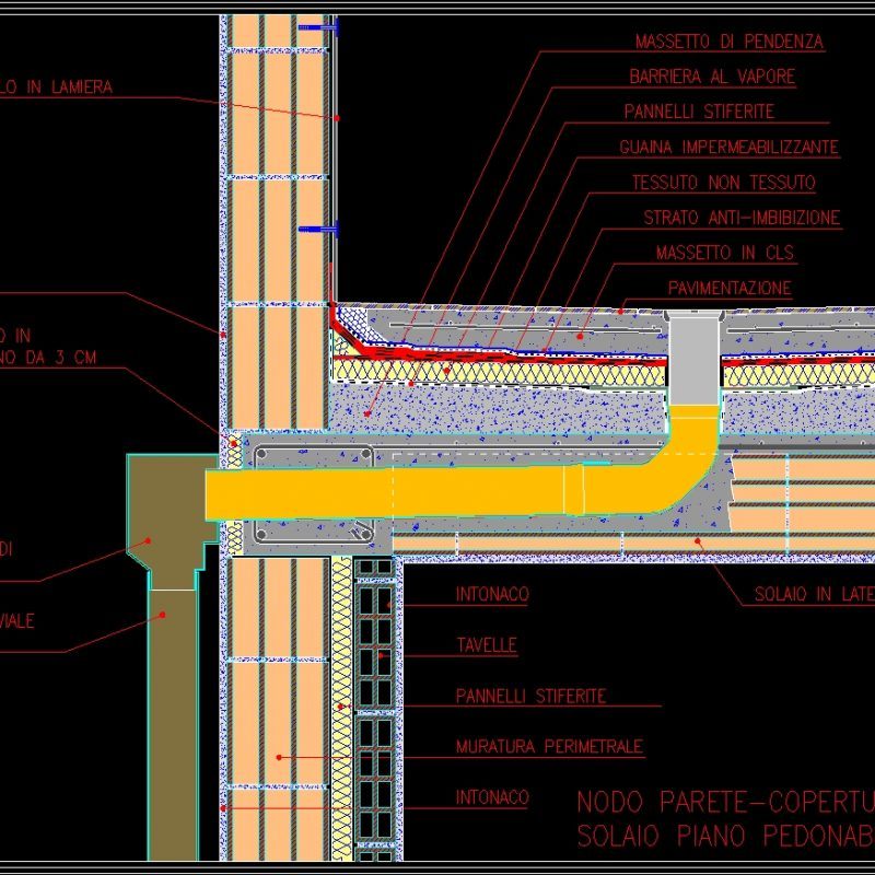 Detail Pluvial Drain Dwg Detail For Autocad Designs Cad