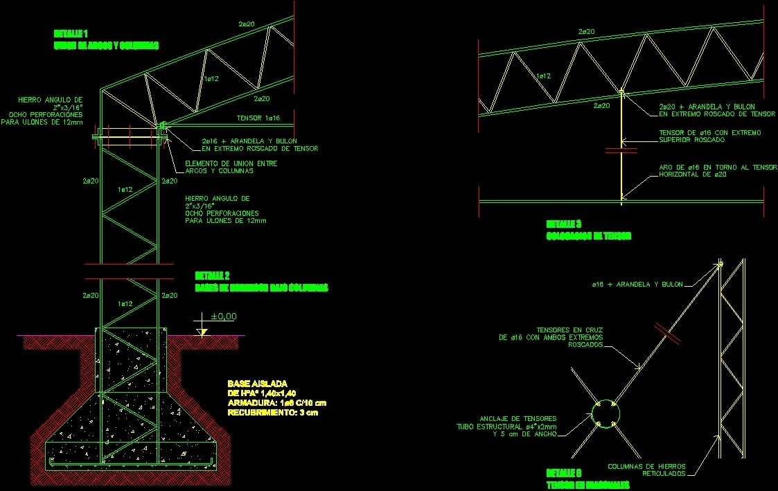 Detail Tingle Structure DWG Detail for AutoCAD • Designs CAD