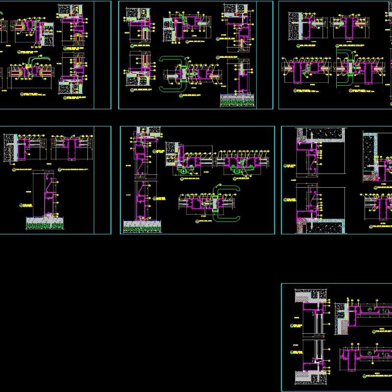 Details Doors - Louver DWG Detail for AutoCAD • Designs CAD