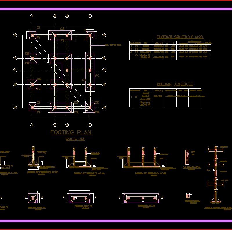 Details Of Foundation DWG Detail for AutoCAD • Designs CAD