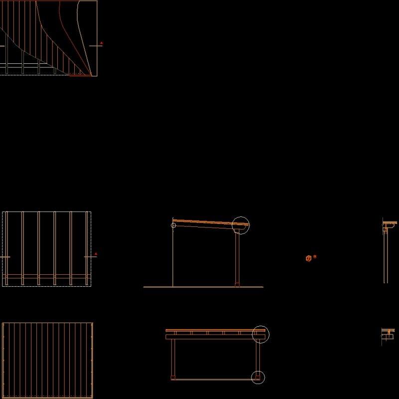 Details Pergola DWG Detail for AutoCAD • Designs CAD