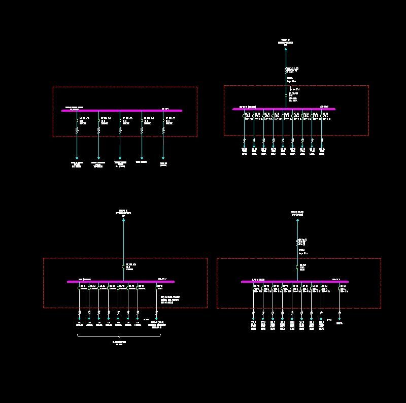 Diagram Control Center DWG Block for AutoCAD • Designs CAD