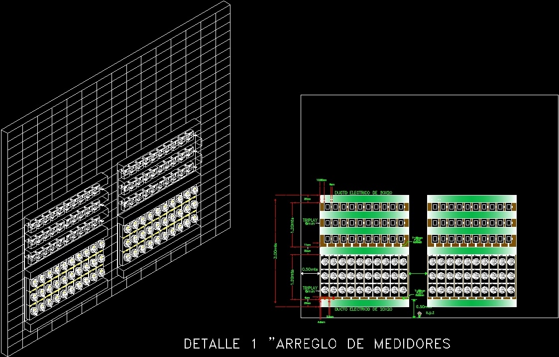 Electric Meters DWG Block for AutoCAD • Designs CAD