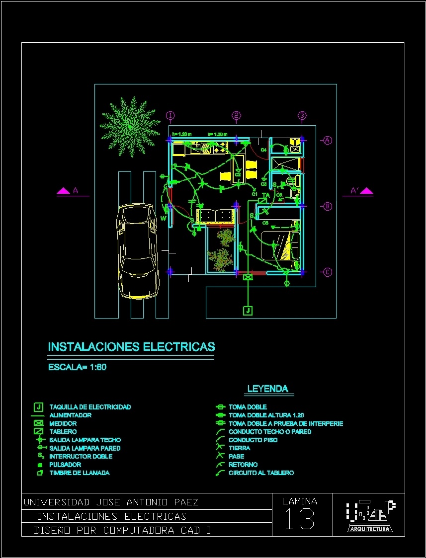 Electrical Installations DWG Detail for AutoCAD  Designs CAD