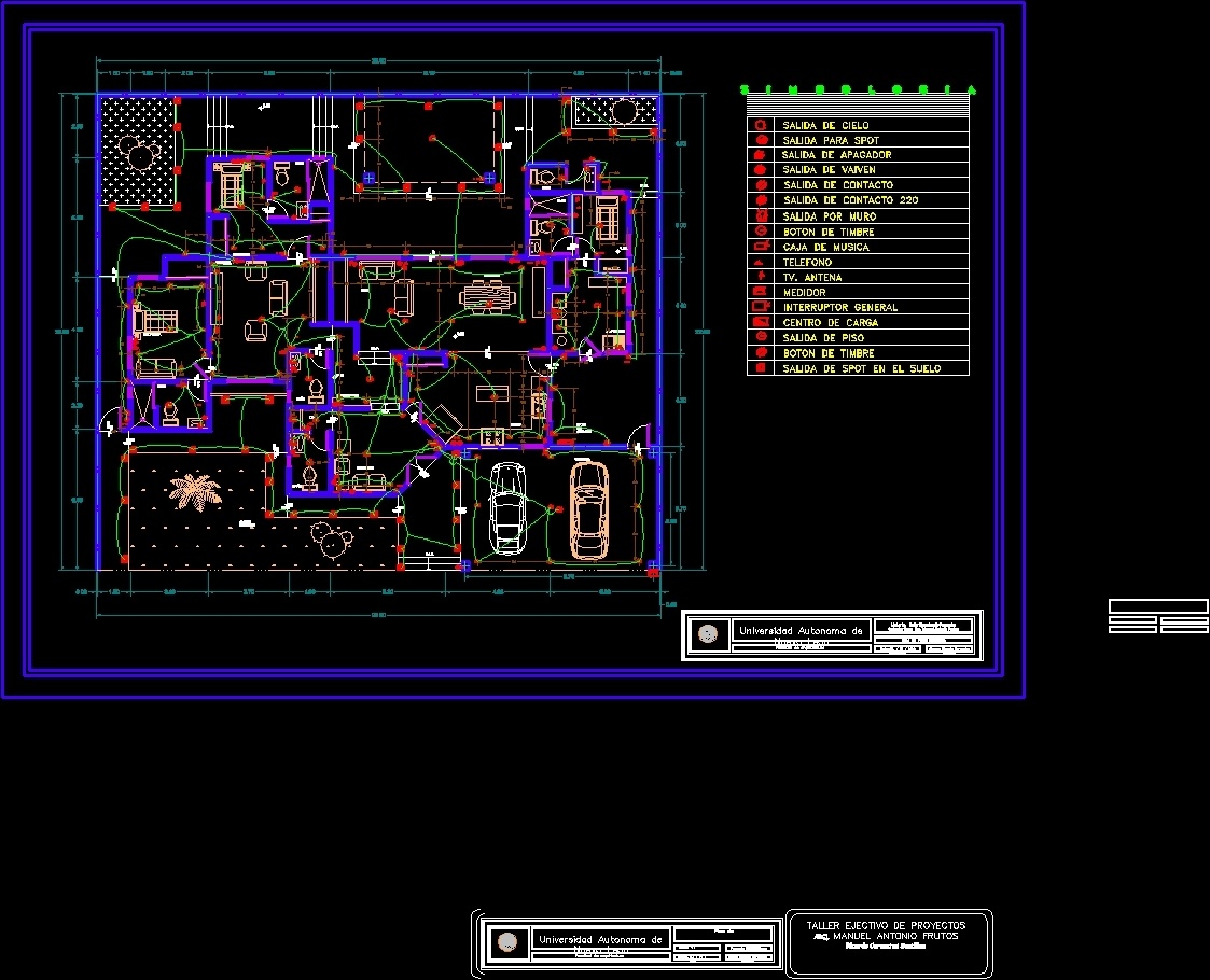 Electrical Plan DWG Block For AutoCAD Designs CAD