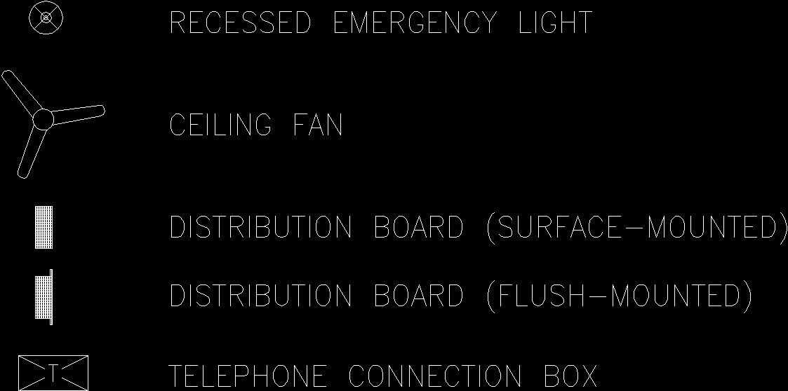 Electrical Symbols 4 Dwg Block For Autocad Designs Cad - Autocad Ceiling Light Symbol
