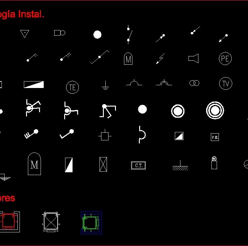 Electrical Symbols DWG Block for AutoCAD • Designs CAD