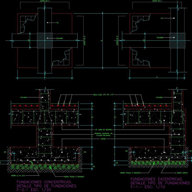 Extreme Foundations DWG Detail For AutoCAD • Designs CAD