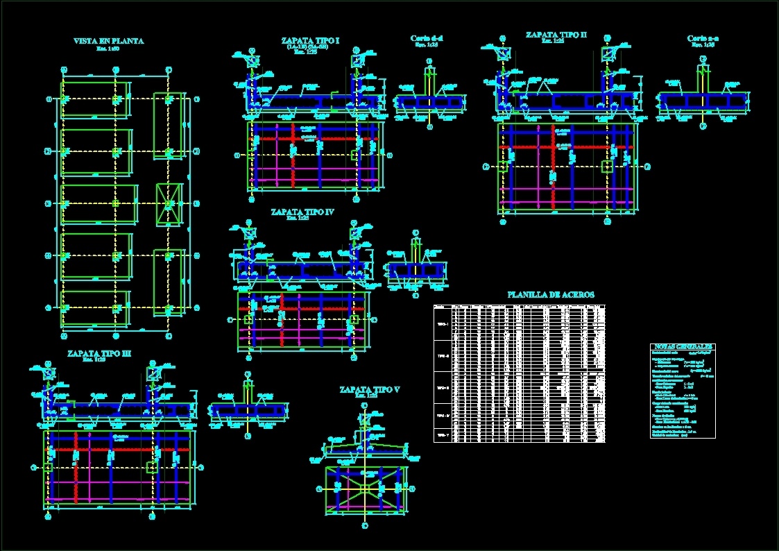 Foundation Details DWG Detail For AutoCAD • Designs CAD