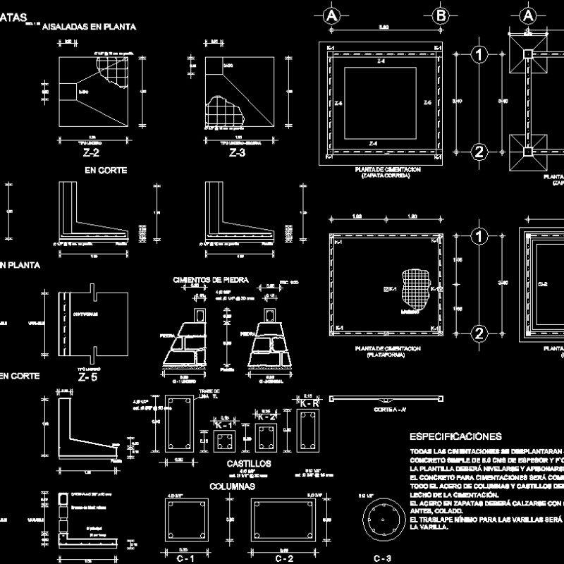 Foundation DWG Detail for AutoCAD • Designs CAD