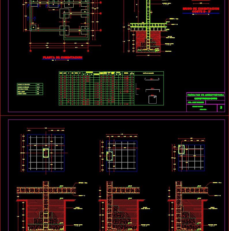 Foundations Isolated DWG Block for AutoCAD • Designs CAD