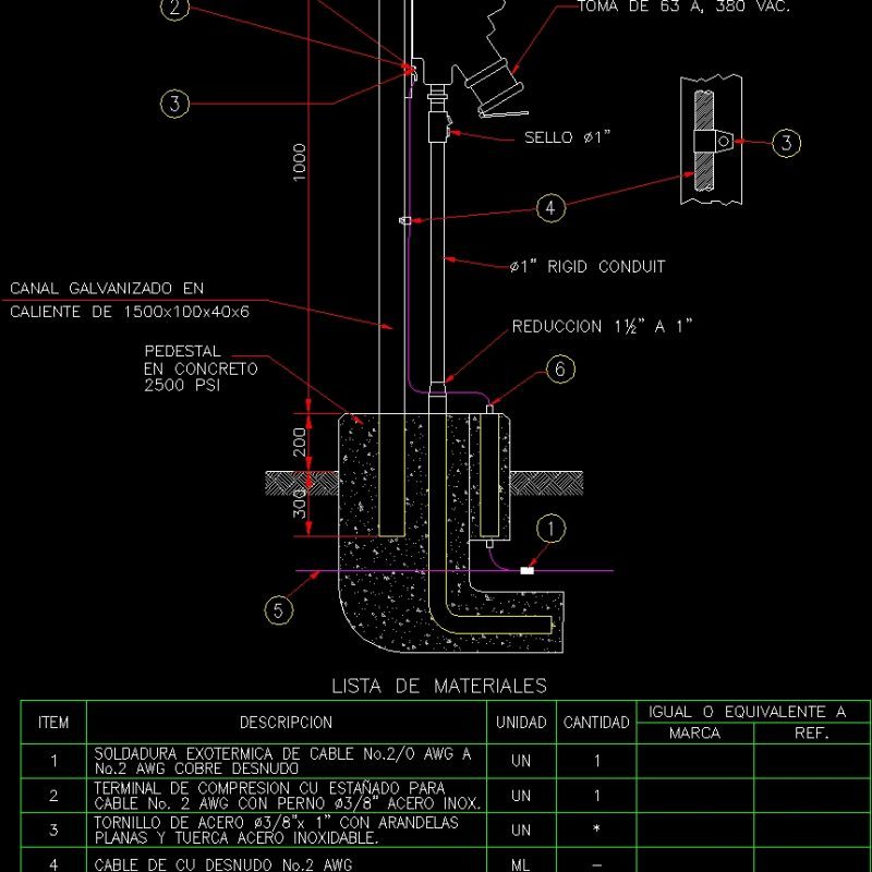 Grounded Electrical Outlet DWG Block for AutoCAD • Designs CAD