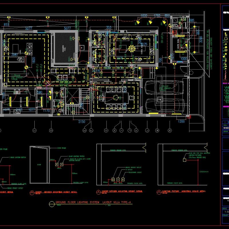 Lighting Design DWG Full Project for AutoCAD • Designs CAD