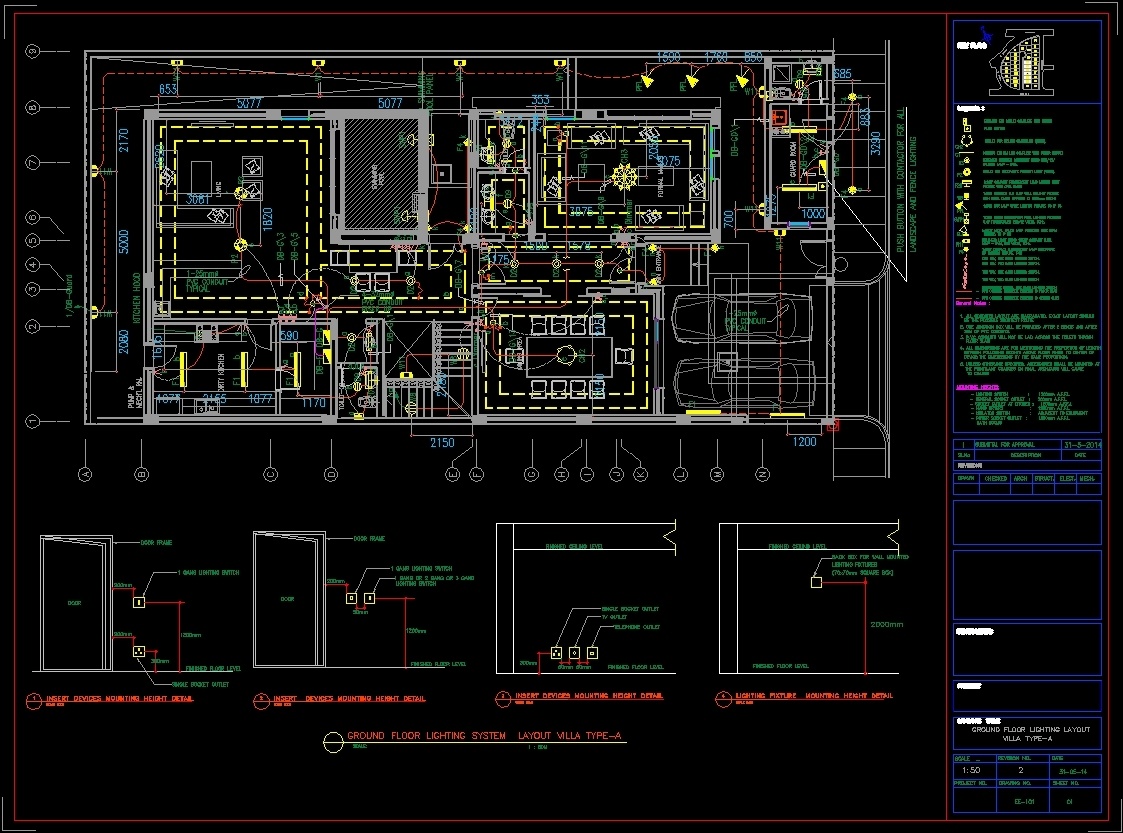 Lighting Design DWG Full Project for AutoCAD • Designs CAD