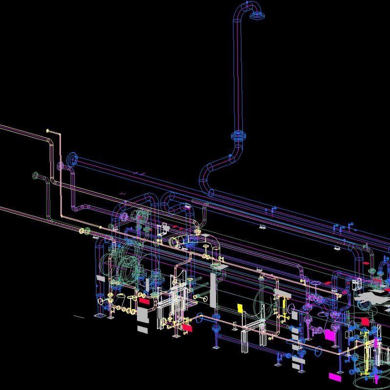 Liquid Separator Plant 3D DWG Model for AutoCAD • Designs CAD