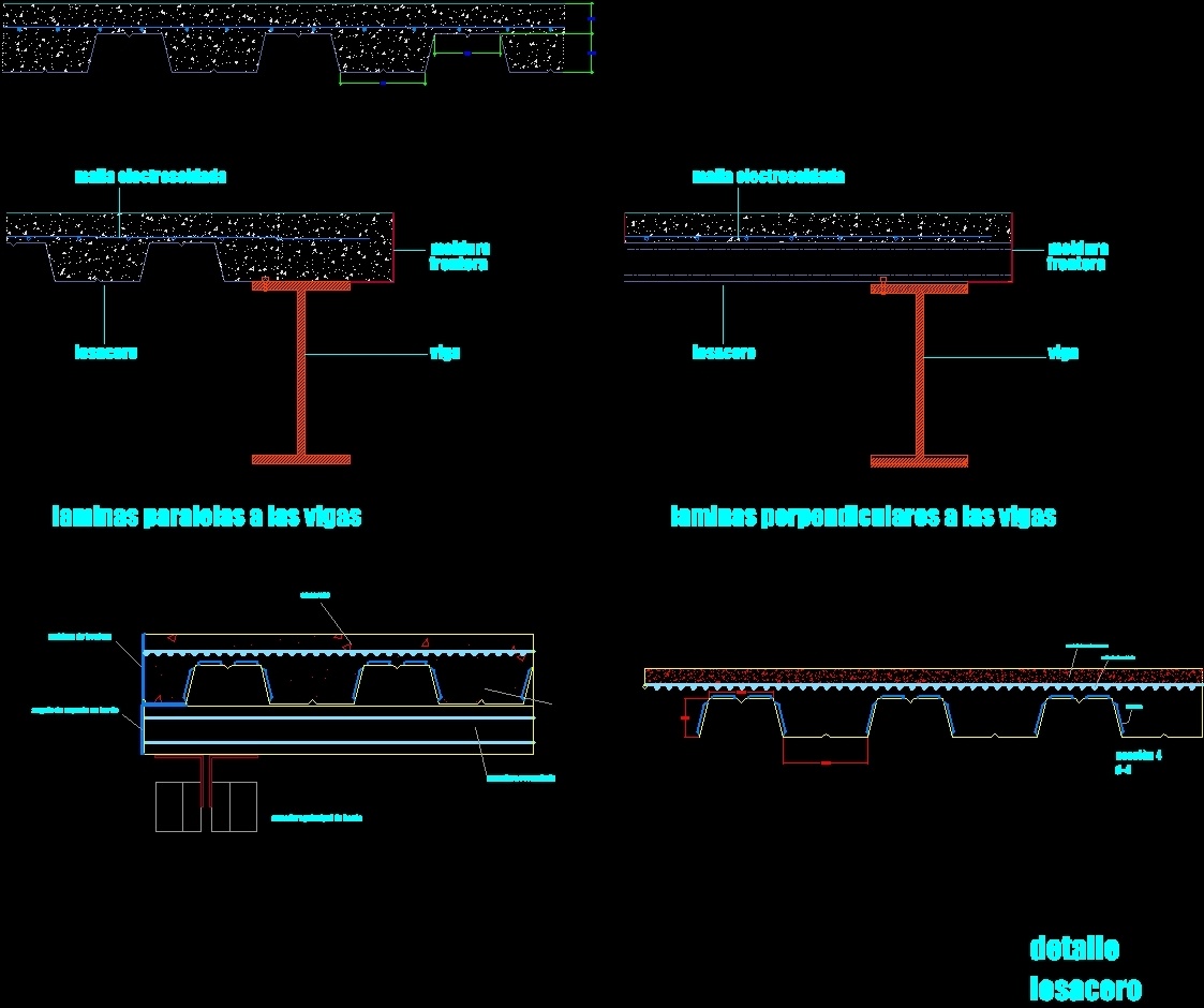 Losacero Detail DWG Detail For AutoCAD Designs CAD