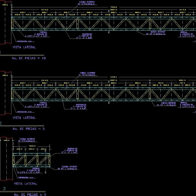 Metallic Structures Dwg Detail For Autocad Designs Cad