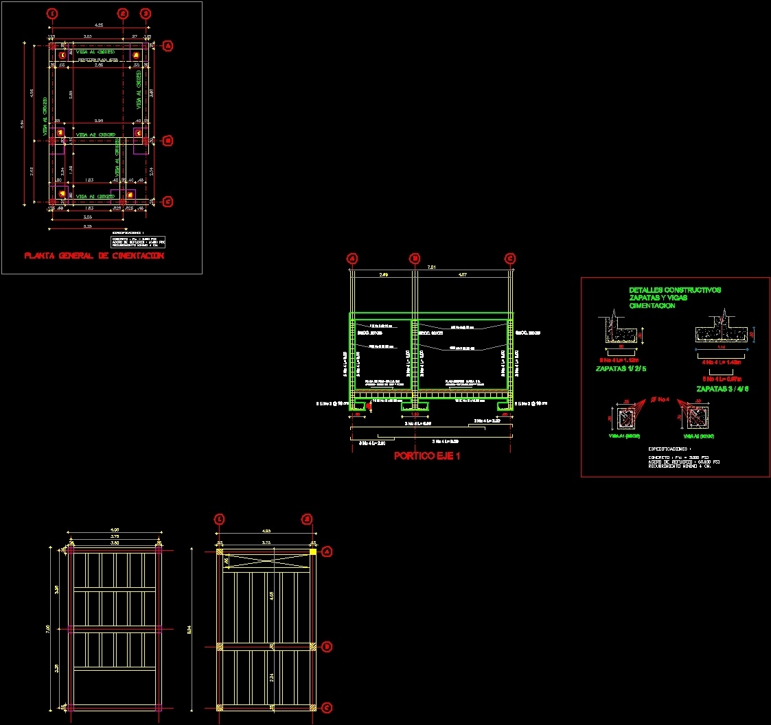 Detail Common Cimentacion Dwg Detail For Autocad Designs Cad My XXX Hot Girl