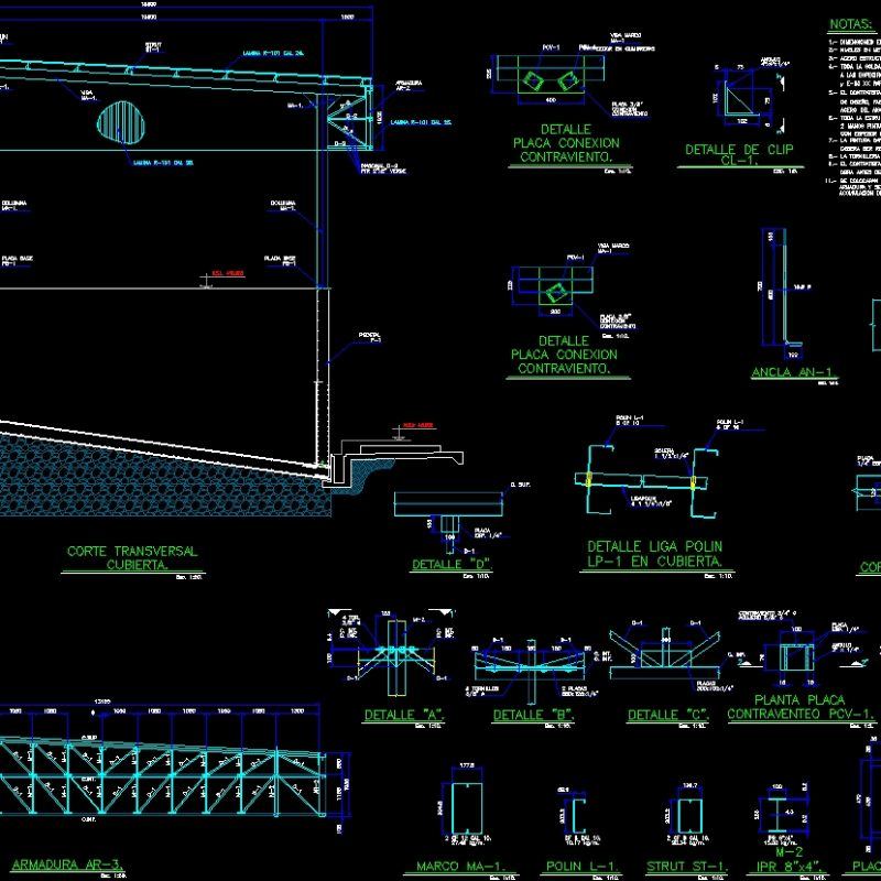 Roof Construction Details DWG Detail For AutoCAD • Designs CAD