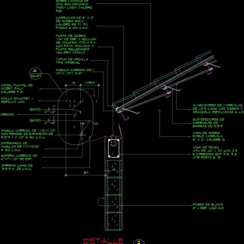 Roof Detail DWG Detail for AutoCAD • Designs CAD