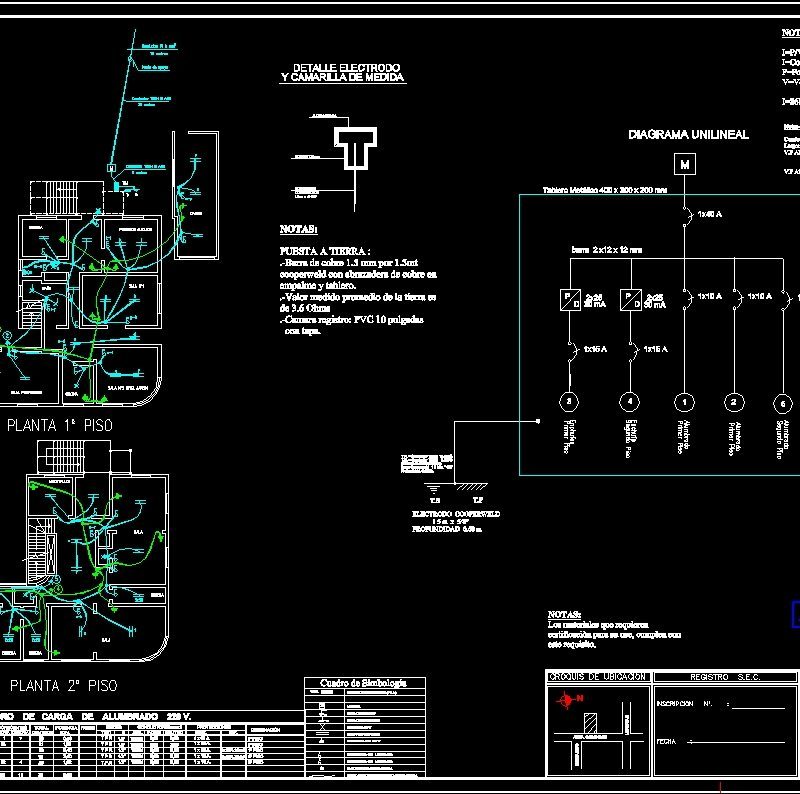 School Electrical Lighting DWG Full Project for AutoCAD • Designs CAD