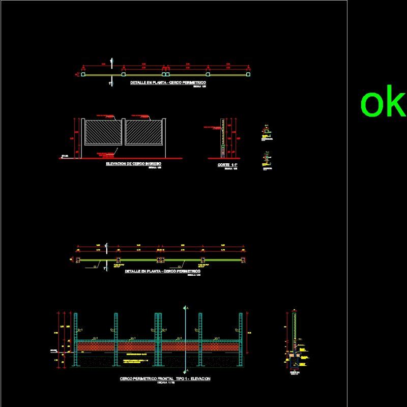 Siege Perimetrico DWG Section for AutoCAD • Designs CAD