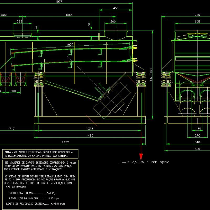 Sieve Vibratory DWG Block for AutoCAD • Designs CAD