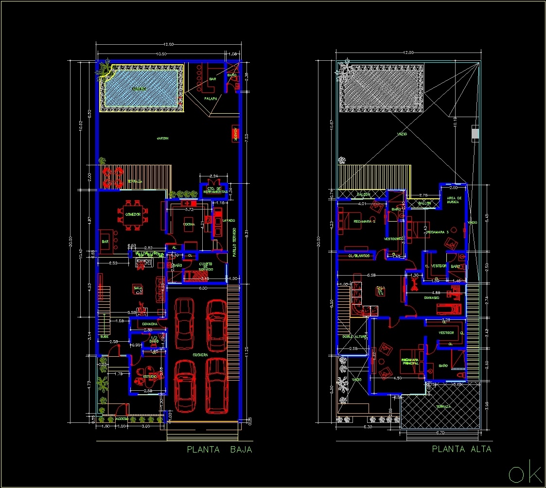 Single Family DWG Block for AutoCAD • Designs CAD