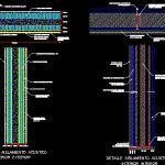 Aislamiento acustico pared en AutoCAD, CAD (74.22 KB)