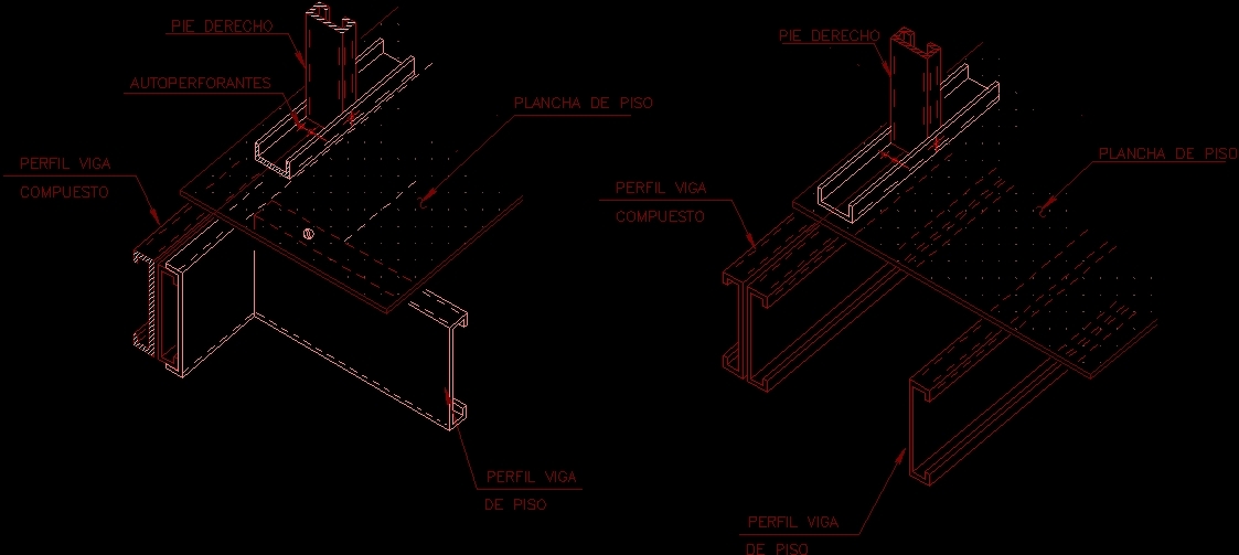 Steel Framing DWG Detail For AutoCAD • Designs CAD