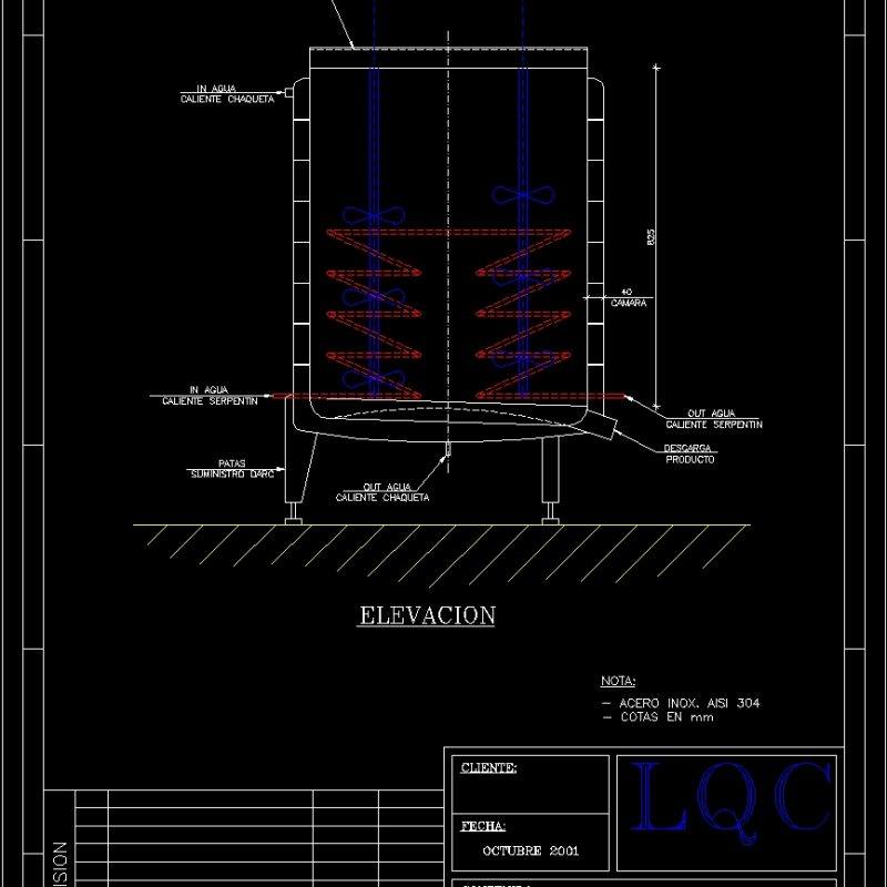 Storage Fat Founder DWG Elevation for AutoCAD • Designs CAD