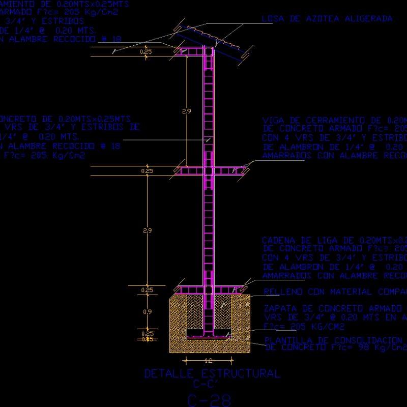 Structural Detail DWG Detail for AutoCAD • Designs CAD