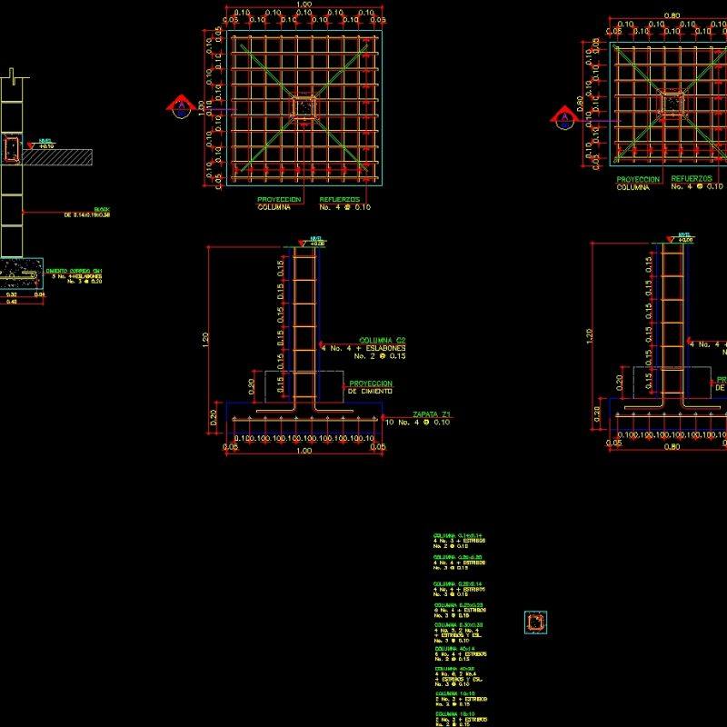 Types Of Foundations DWG Block for AutoCAD • Designs CAD