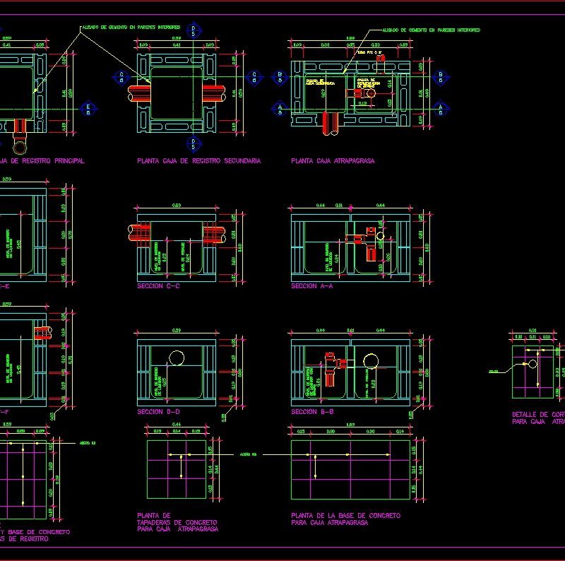 Bricks' Box - Grease Remover DWG Section for AutoCAD • Designs CAD